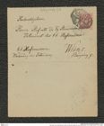 Nachlass Franz Steindachner, Karte von Eduard Graeffe an Franz Steindachner (15.10.1902), Inv.Nr. 173.37, Seite 1
